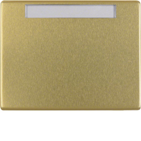 Intermediate ring with hinged lid and text field, gold, metal, Arsys image 1