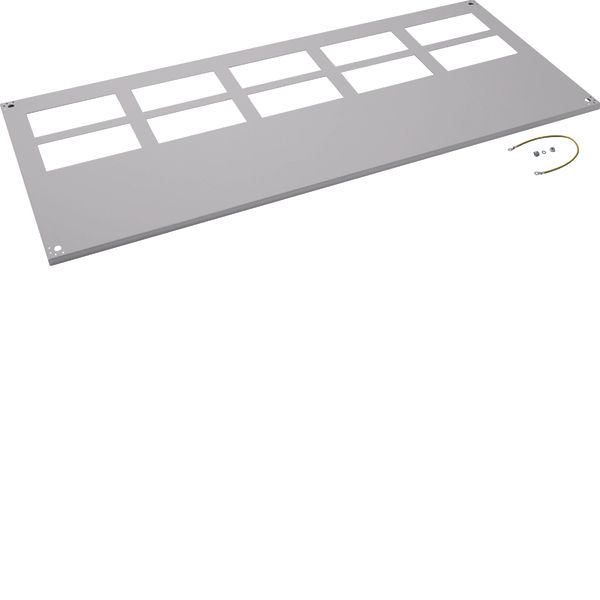 Perforated closing plate, Univers, IP54, CL1, 1350x600 mm image 1