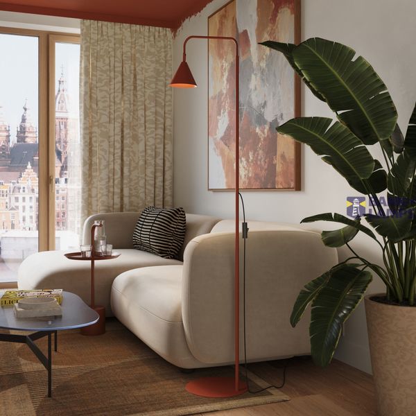 Floor lamp NOX red ochre image 11