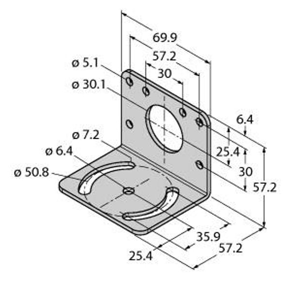 Accessories Mounting Bracket   SMB30MM image 1