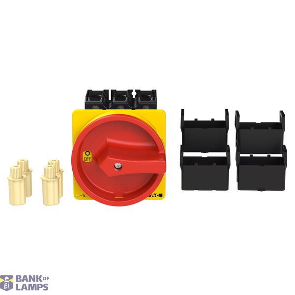 P3 Main switch, 80 A,Rear mounting, Form V/SVB image 1