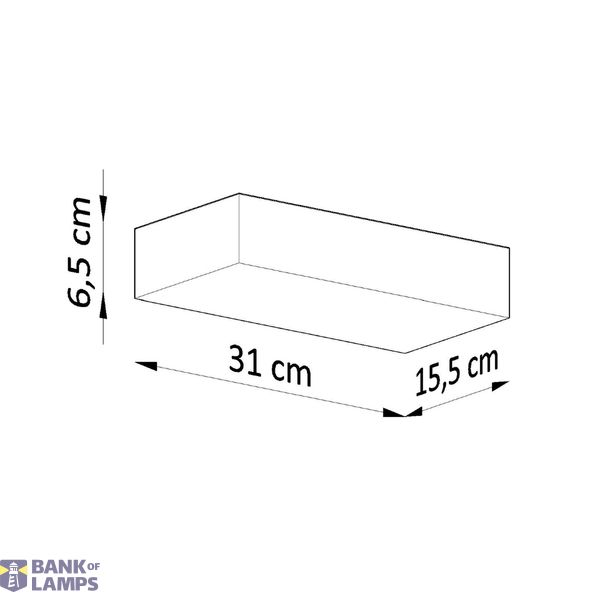 TAUGAN G9 2X40W IP20 CERAMIC WALL LAMP image 3