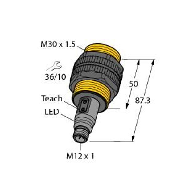 Capacitive Sensor   BCT10-S30-UP6X2T-H1151 image 1