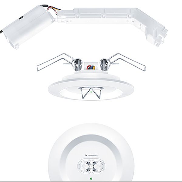 RESCLITE PRO MRCR ESC HP E3D WH - Safety luminaire image 1