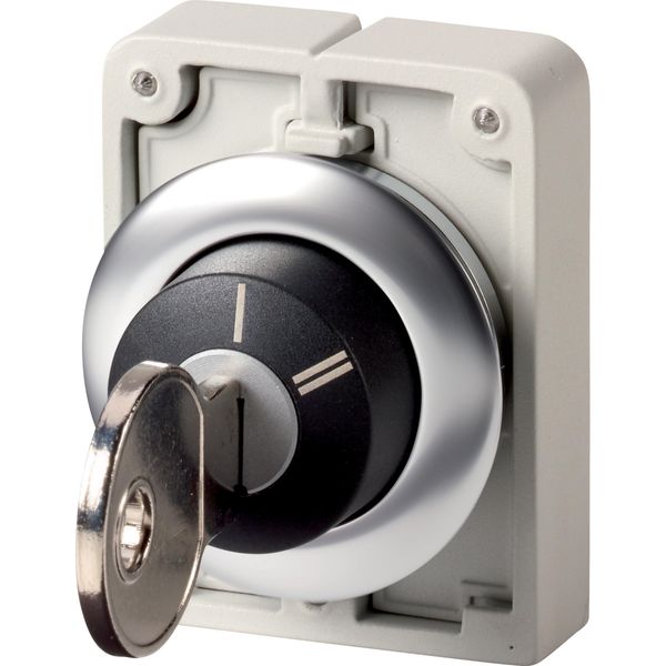 M30I-FWRS-X95 Key-operated actuator, Flat Front, maintained, 2 positions, Key withdrawable: I, II, Bezel: stainless steel image 2