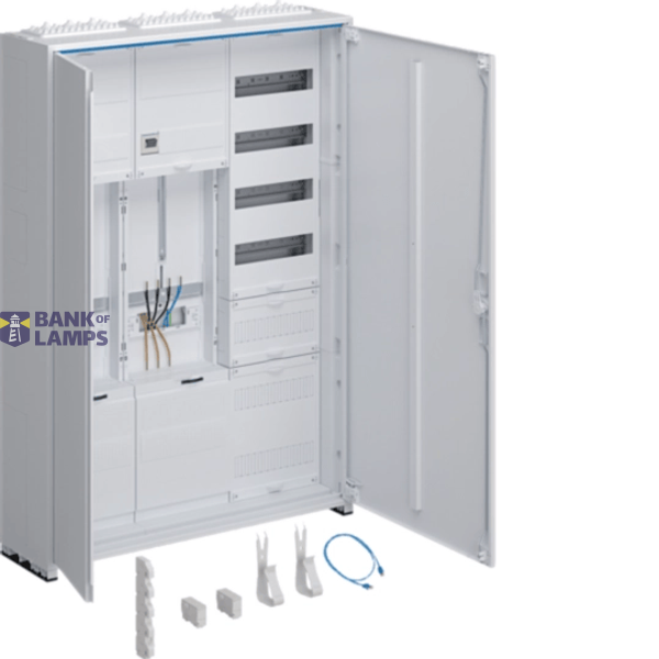 Complete cabinet,universZ,1100x800x205mm,3-P.,2ZP,APZ,zRfz,10 mm²,with dividing effect. image 1
