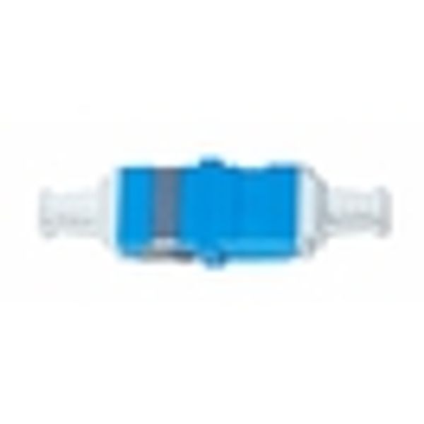 FO Coupler LC-Duplex,Singlemode,zirconia,without flange,blue image 3