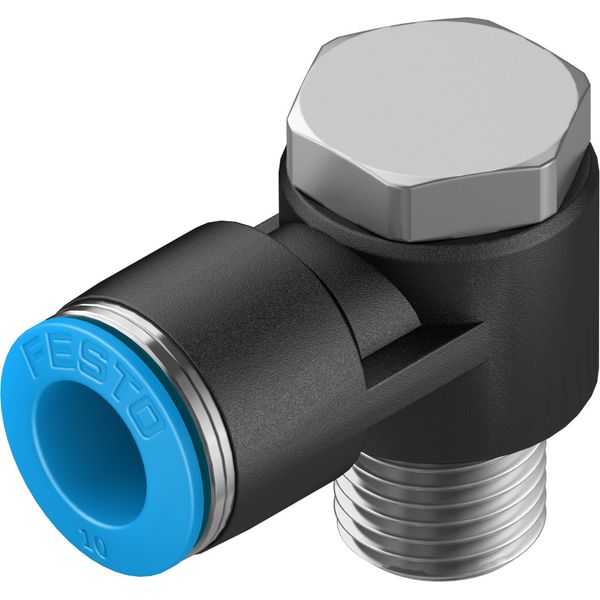 QSLV-1/4-10 Push-in L-fitting image 1