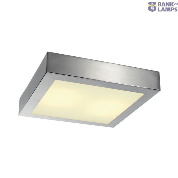 XERXES CHROME ceiling light, square, chrome, TC-DE, 2x 18W image 1