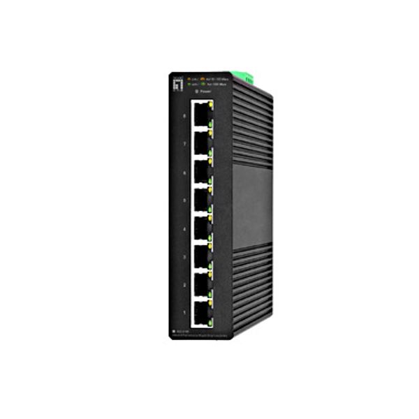 DIN-Rail Switch 8xRJ45 1000, without supply image 1