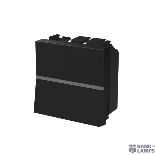 Switch 1-way, SP with indicator LED - 2M - Matt Black image 2