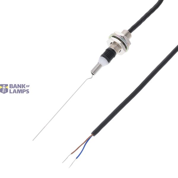 Tactile Limit switch, M8 body, short spring wobble stick actuator, 1 m prewired D5B 8511R image 1