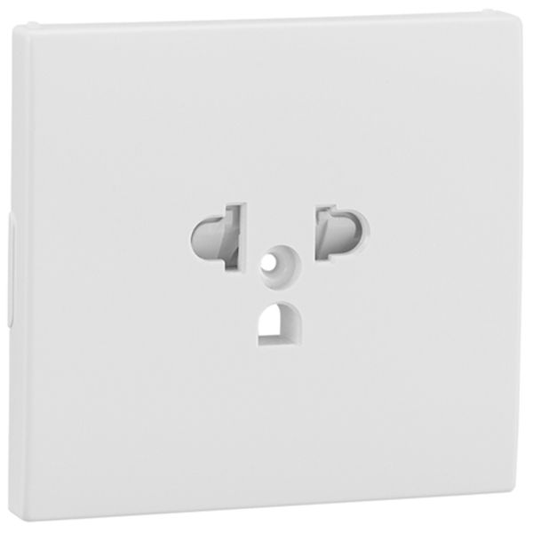 SAF C.PLATE F/EARTH SOCKET (EURO-USA) WHITE image 1