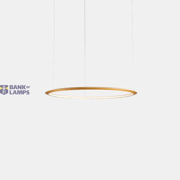 Pendant Circular Inward ø600 Recessed LED 31.7W 1159lm 2400K Gold image 1