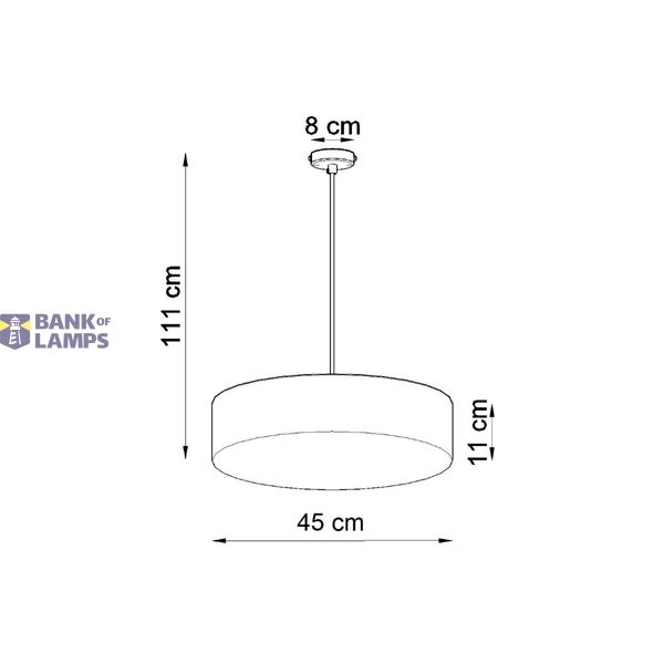 SOLLUX - pendant luminaire ARENA 45 white SL.0120 image 6