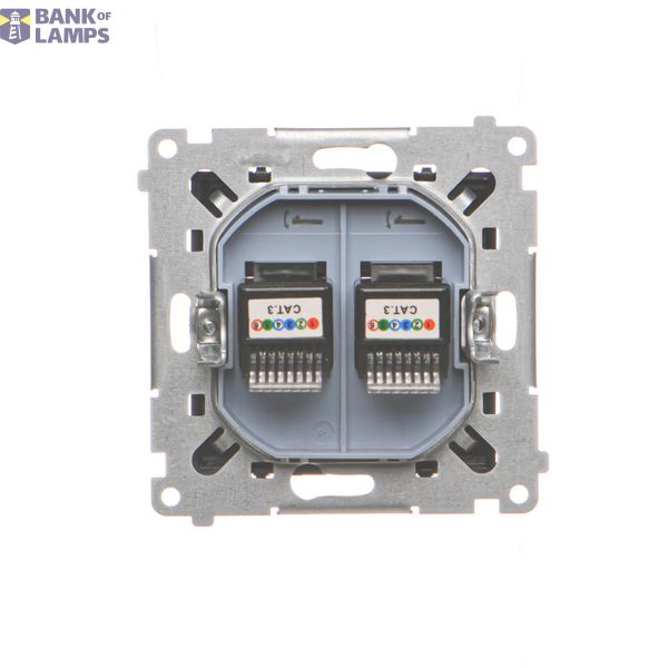 Digital thermostat with outer temperature sesnor, cream white/electro white image 1