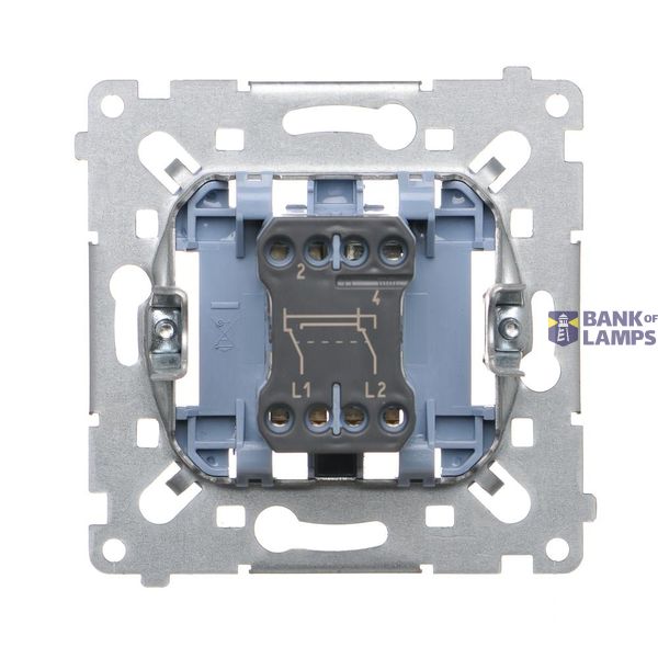 Single button for switches and push buttons, Graphite image 1