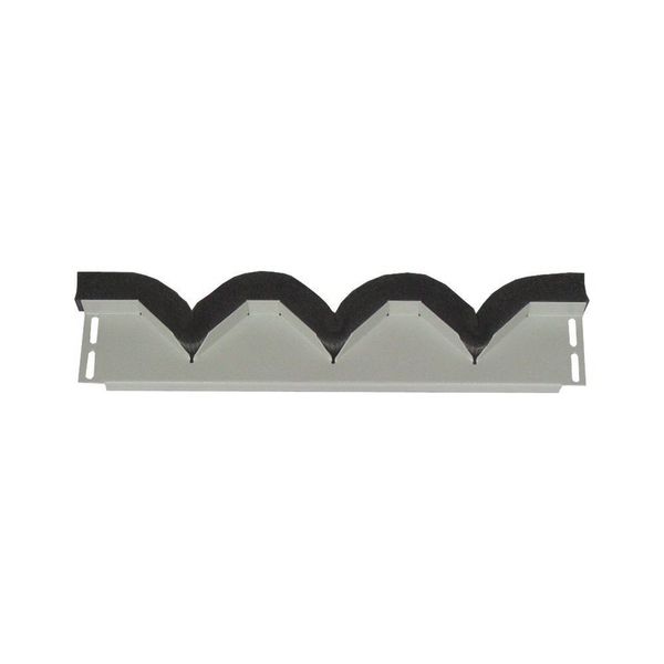 XLST2J4D Bottom/Top coverstrip 105mm long, 75mm blind + 30mm jagged foam gasket, IP20, for 425mm Sectionwidth image 4