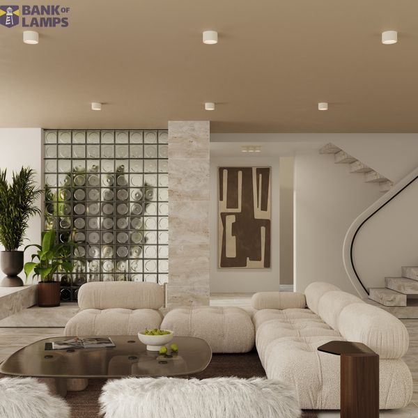 Ceiling lamp MODO 2 beige Gx53 image 4