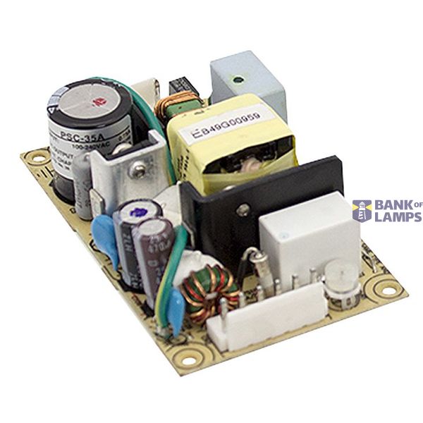 PSC-35A-C Switch mode power supply, closed, 35.8W, 13.8/13.8V, MEAN WELL image 1