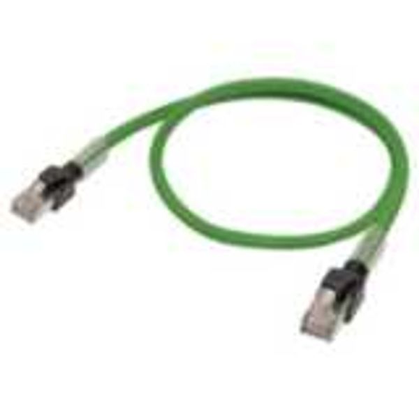 Ethernet patch cable, S/FTP, Cat.5, PUR (Green), 20 m image 1