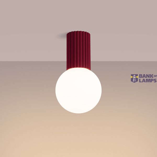 Ceiling lamp HALO burgundy image 6