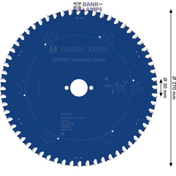 Expert for Sandwich Panel circular saw blade 270 x 30 x 2,4 mm, 60 image 2
