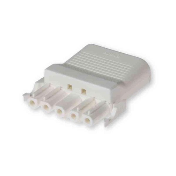 NCC52S.GX2 | Coupler 5p socket, str-rel, grey, 5/p. image 1