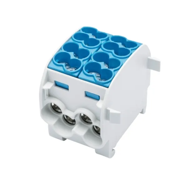 SCB 25-2 Branch distribution block Al/Cu 80120 SIMBLOCK blue image 1