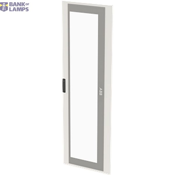 Transparent door 2PW/12GU, RAL7035 image 1