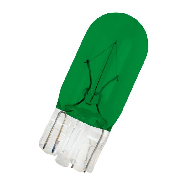 T10 Wedge-Base 24V 125mA Green image 1