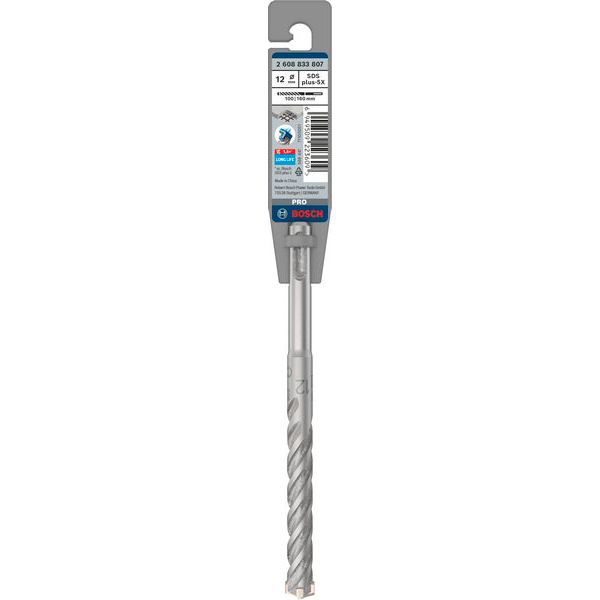 Hammer drill bit SDS-plus-5X 12 x 100 x 160 mm image 1