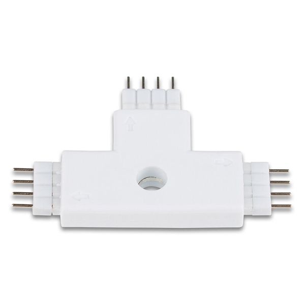 Connection connector T shape for RGB LED strips 10 mm image 1