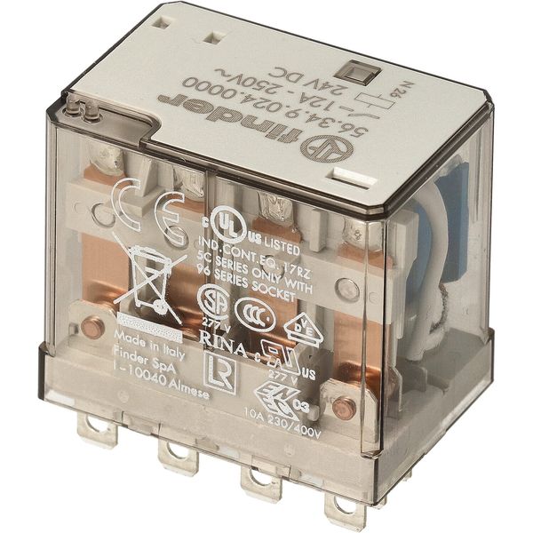 Miniature power Rel. 4CO 12A/24VDC/Agni (56.34.9.024.0000) image 3