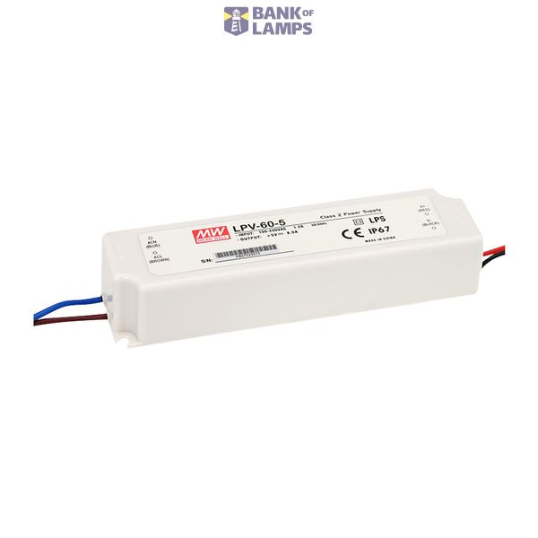 LPV-60-15 Led driver, Class2 60W, 15V, 4A CV, MEAN WELL image 1