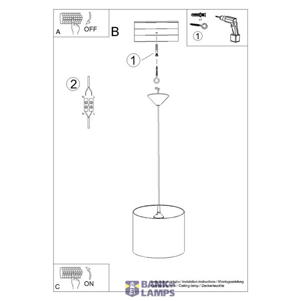 Pendant lamp FOOTBALL A 30 image 3