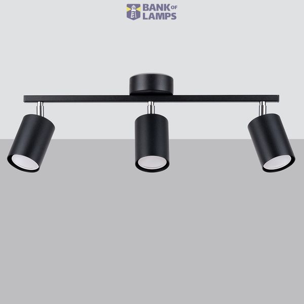 CEILING LAMP LEMMI 3 BLACK GU10 3X40 IP20 image 6