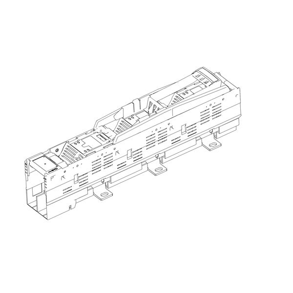 Input-HRC-in-line-fuse ARROW LINE size3, 3-pole,185mm, right (The price is shown without markup on metals. Request a quote for accurate information) image 1