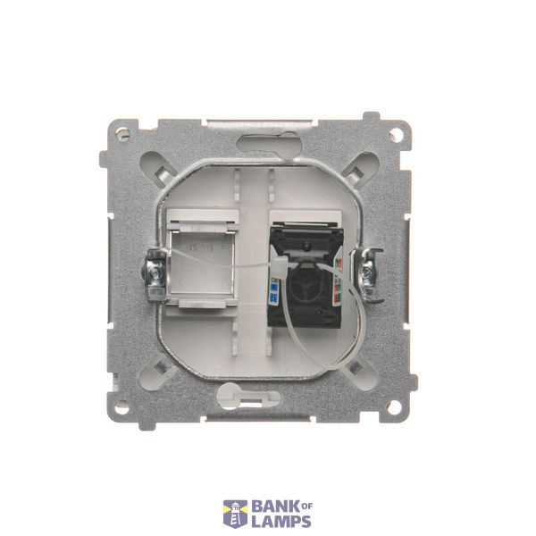 Splash-proof two gang switch, IP54, 10AX, Screw, white image 1