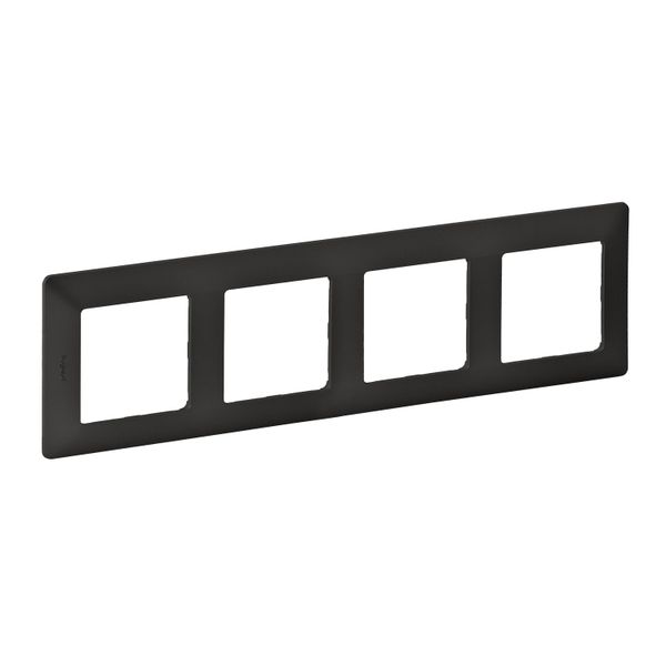 4 GANG PLATE GRAPHITE VL image 1