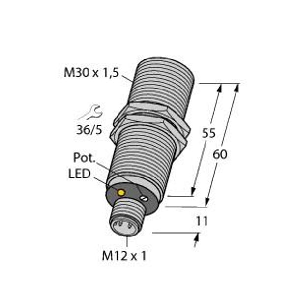 Capacitive Sensor   BC10-M30K-VP4X-H1141 image 2
