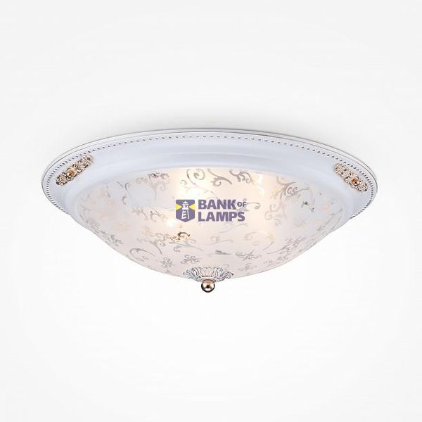 Ceiling & Wall Diametrik Ceiling Lamp White with Gold image 2