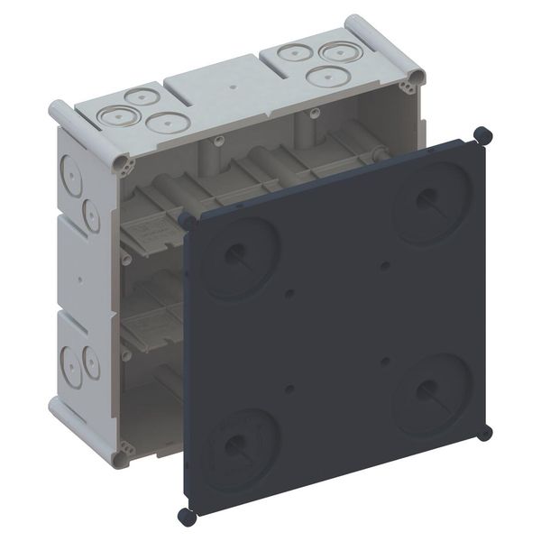 AGRO Flush-mounted box 3x3 with stabilisation cover image 1