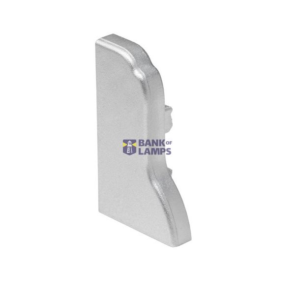 GLENOS Endcap for Aluminum Skirting Board Profiles, anodized aluminum image 2