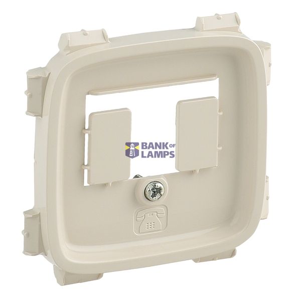 Cover plate Valena Allure - TAE/TDO socket cover - ivory image 2