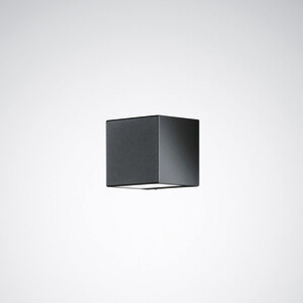 Wall and ceiling luminaire Skeo Q Lens Anthracite ET 8W 200lm 70 rotationally sym. wide (RB) IP65 IK06 3 SDCM 6927240 image 1