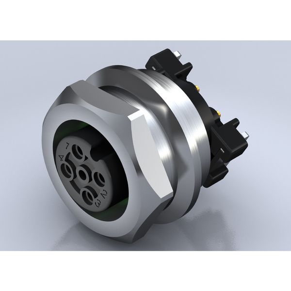 Built-in plugs, M12, Mounting thread: M 14, Number of poles: 4, Strand / cable length: image 1