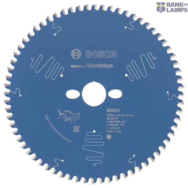 Circular saw blade Expert for Aluminium 225 x 30 x 2,6 mm, 68 image 1