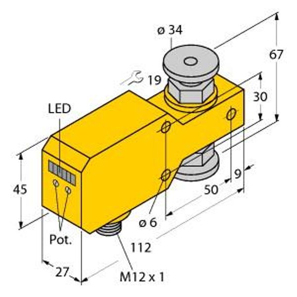 Flow Monitoring Inline Sensor with Integrated Processor   FCI-34D10A4P-LIX-H1141 image 1