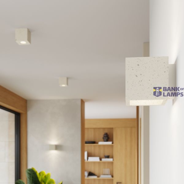 Wall lamp QUAD concrete beige image 5